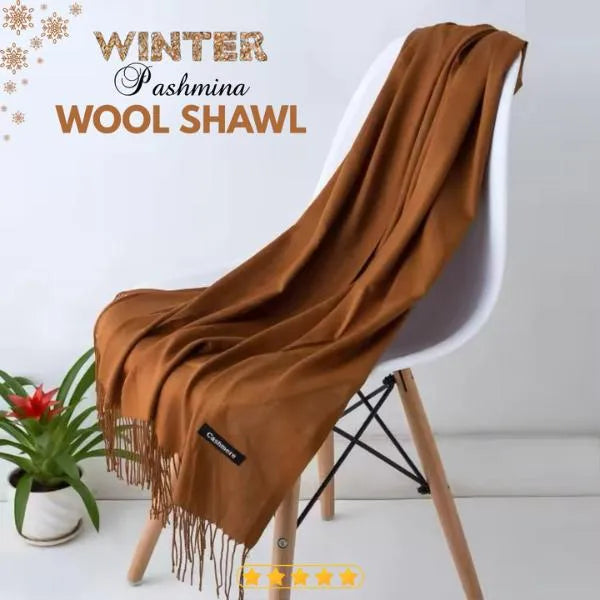 Women's cashmere blend winter stole