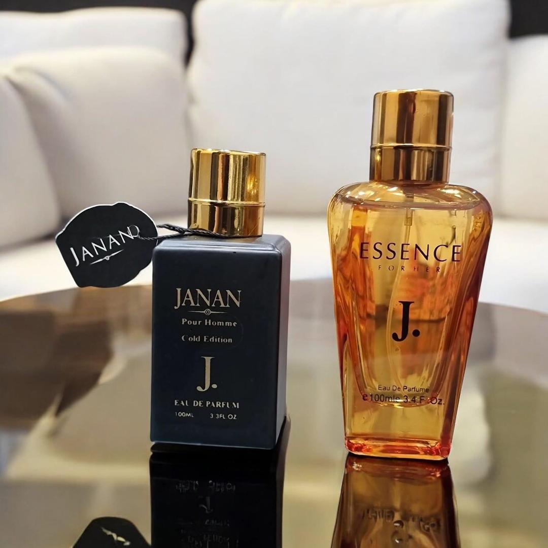 Citrus Perfume Set for Men Women 24Hr Sweat Resistant Black
