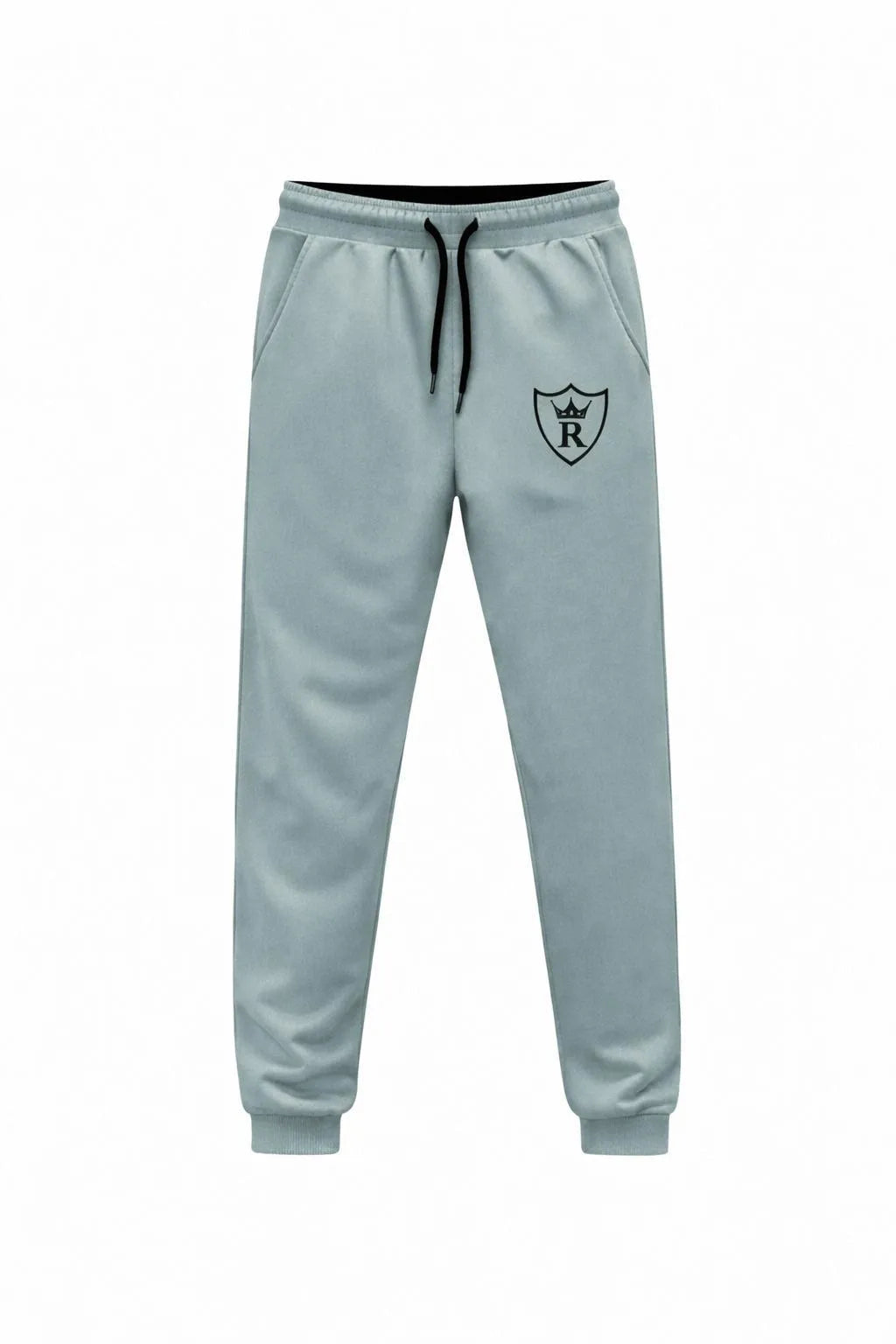 Men's Printed Fleece Track Suit - Grey, Slim Fit Winter - view 3