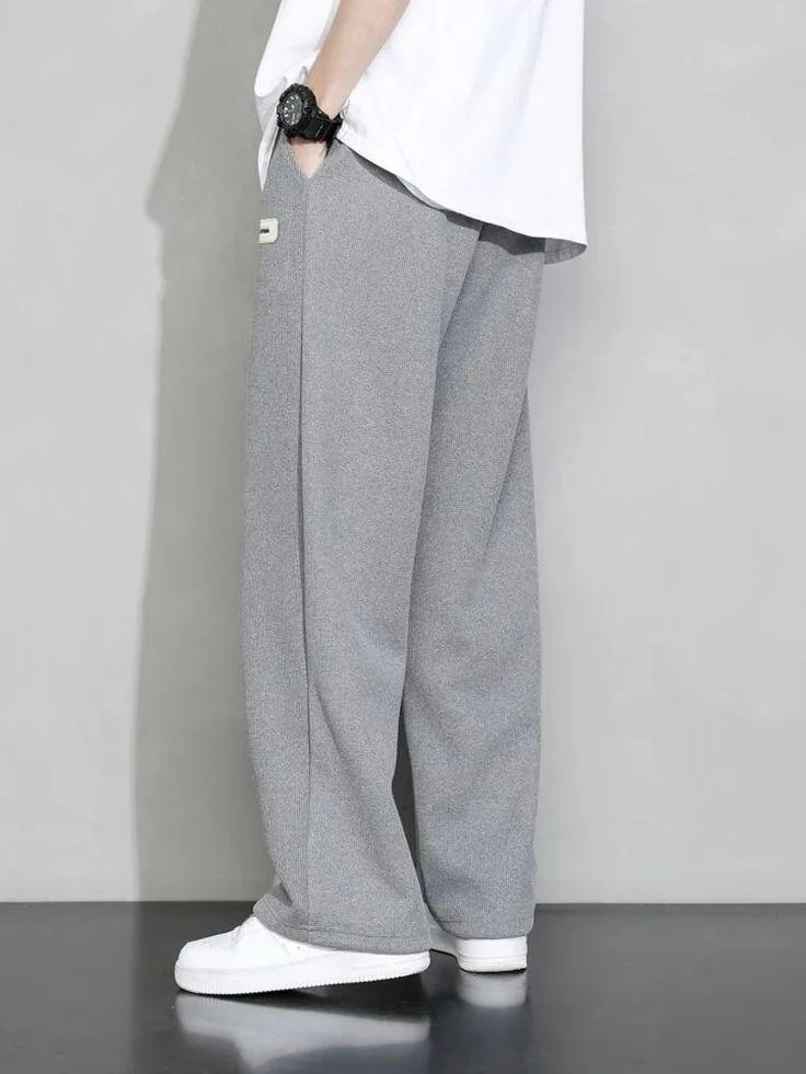 Men's Micro Fabric Trouser - Plain Grey, Small to 2XL