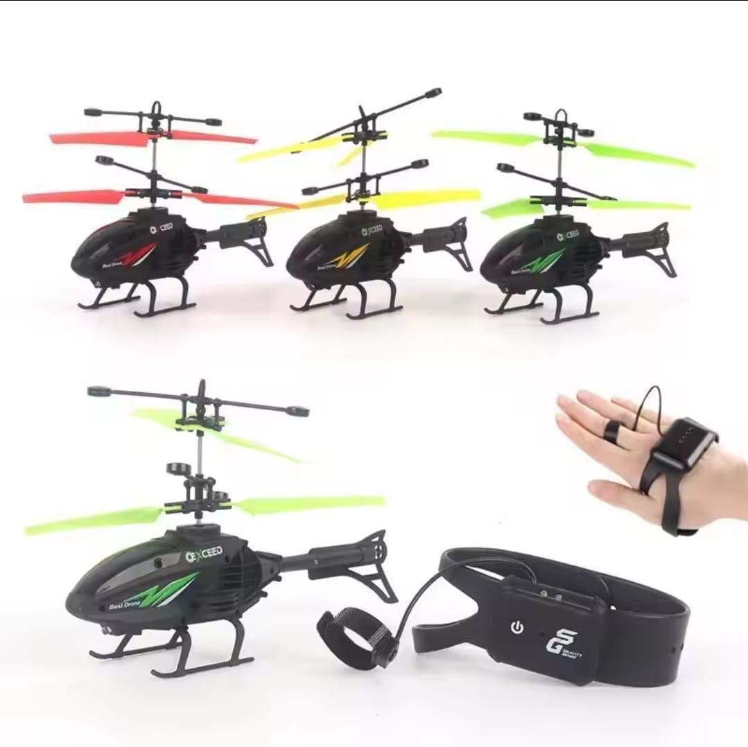 Kids Electric Helicopter with Induction Watch - Ages 1-10 - view 3