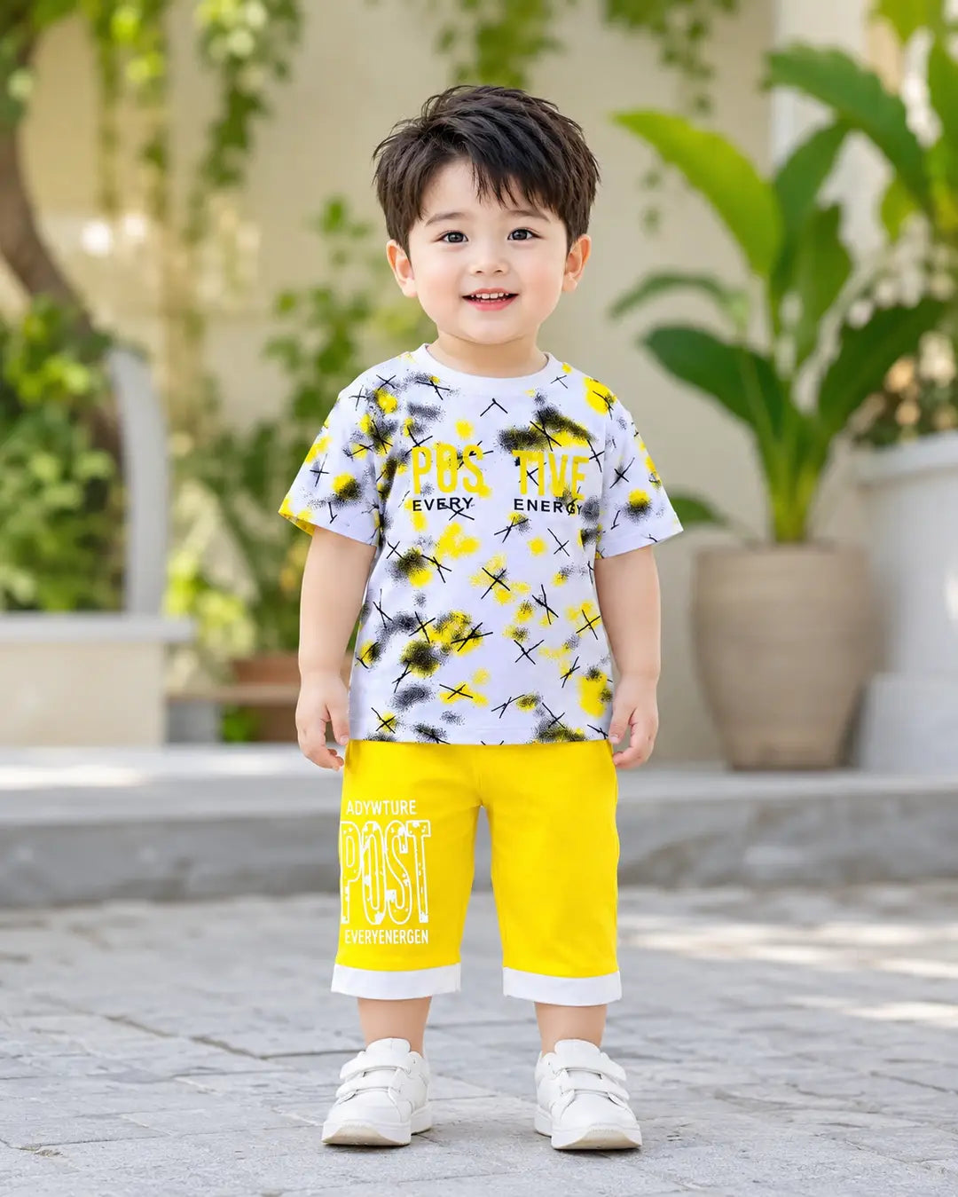 Boys Shirt & Shorts - 2 Sets Pack, Printed - view 3