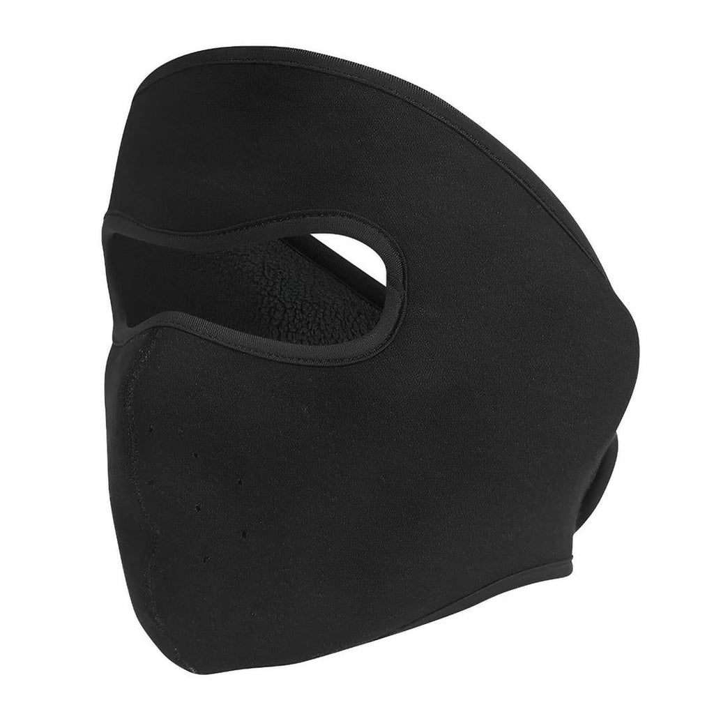Winter Bike Face Mask - Black Fleece, Pack of 2