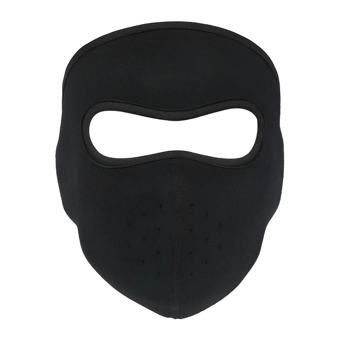 Winter Bike Face Mask - Black Fleece, Pack of 2