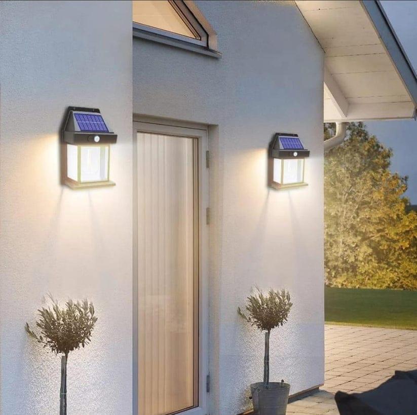 Solar Sensor Lamp Motion Activated Rechargeable ABS Plastic