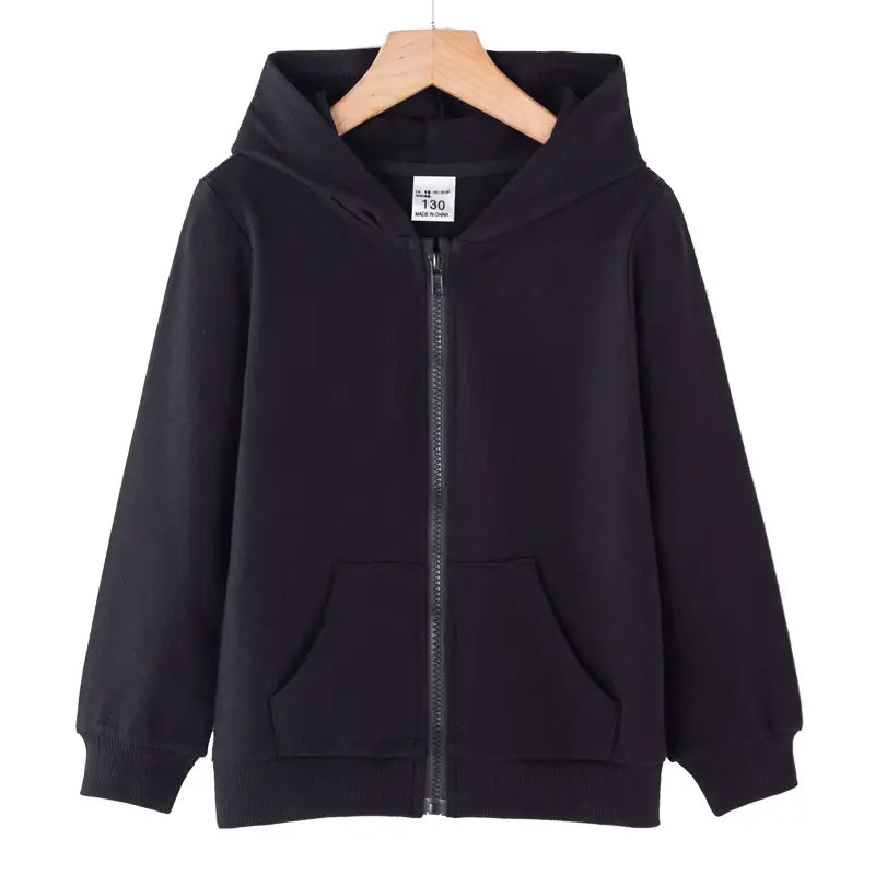 Kids Full Zip Hoodie - 7 Colours, 140 to 170cm, 9 to 14 Years