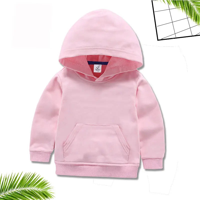 Kids Hooded Sweatshirt - 4 Colours, 90 to 140cm, 2 to 10 Years