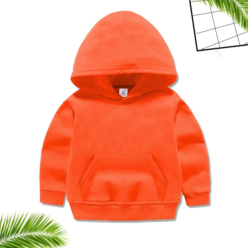Kids Hooded Sweatshirt - 4 Colours, 90 to 140cm, 2 to 10 Years