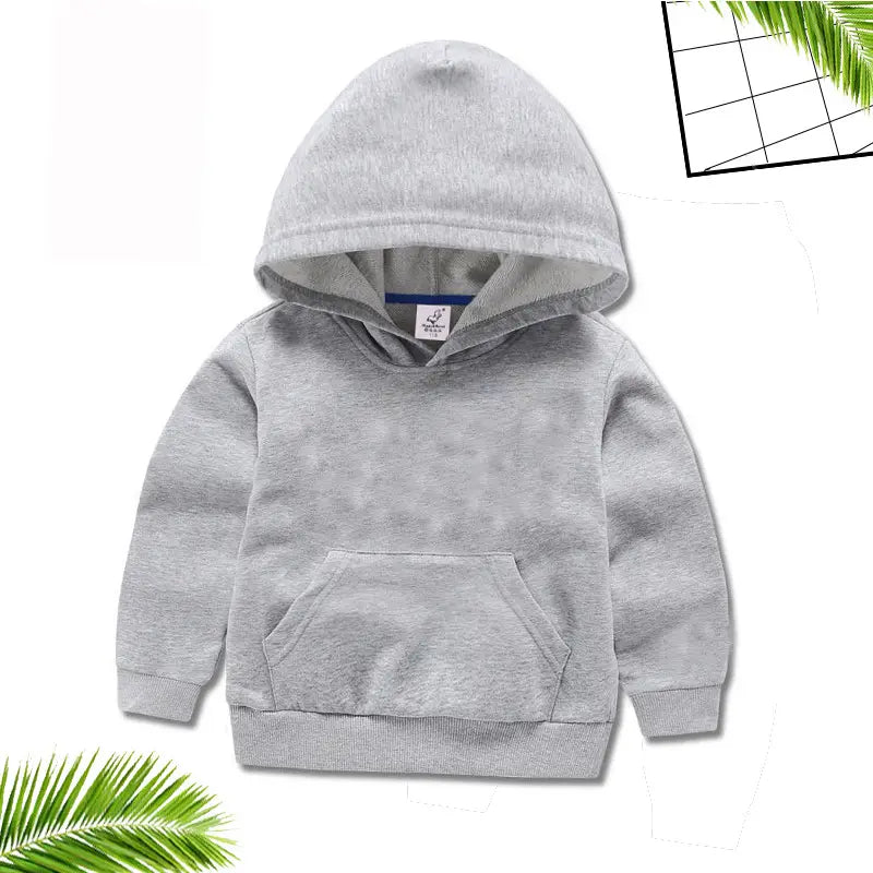 Kids Hooded Sweatshirt - 4 Colours, 90 to 140cm, 2 to 10 Years