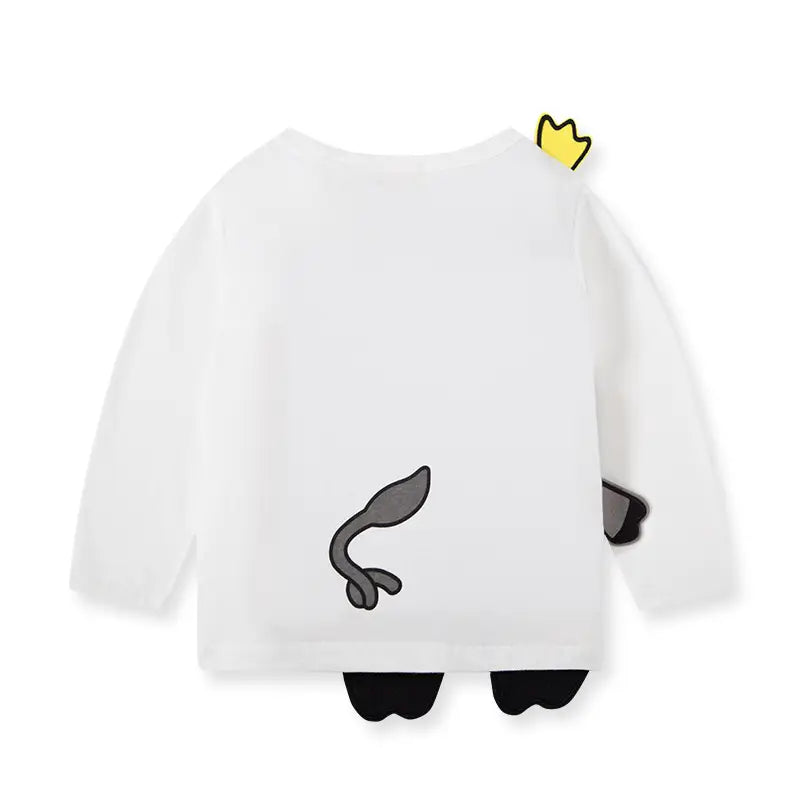 Kids Long Sleeve T-Shirt - Elephant or Croc, 90 to 140cm