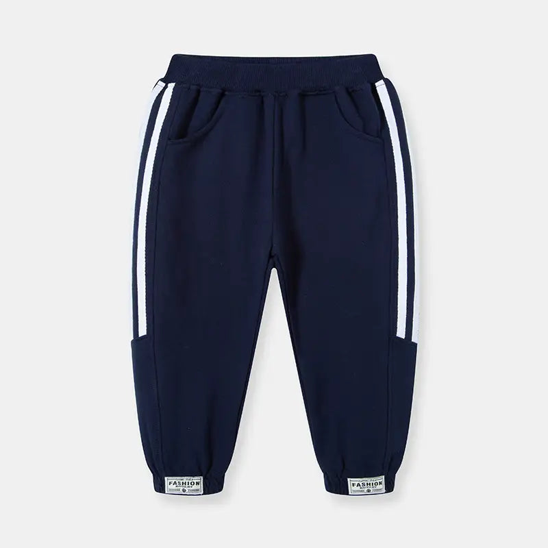 Kids Side Stripe Cotton Pants - 90 to 140cm, 2 to 7 Years