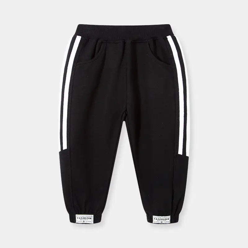 Kids Side Stripe Cotton Pants - 90 to 140cm, 2 to 7 Years