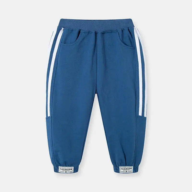 Kids Side Stripe Cotton Pants - 90 to 140cm, 2 to 7 Years