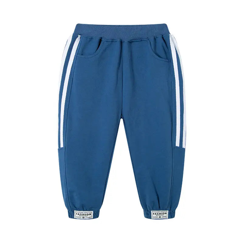 Kids Side Stripe Cotton Pants - 90 to 140cm, 2 to 7 Years