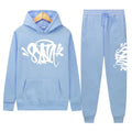 Women's Fleece Hoodie & Pants Set - Light Blue