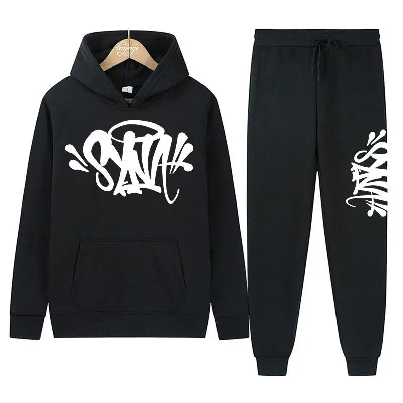 Women's Fleece Hoodie & Pants Set - Light Blue - view 4