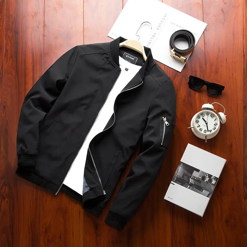 Men's Thin Baseball Jacket - 3 Colours, Spring and Autumn