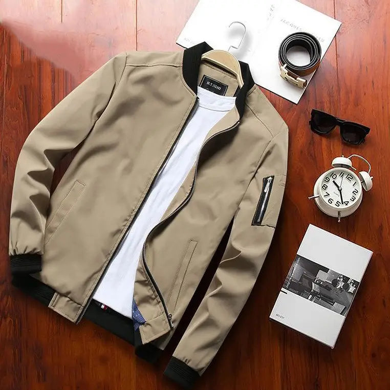 Men's Thin Baseball Jacket - 3 Colours, Spring and Autumn