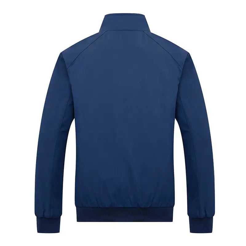 Men's Slim Fit Autumn Jacket - Black, Blue, Khaki, M to 5XL