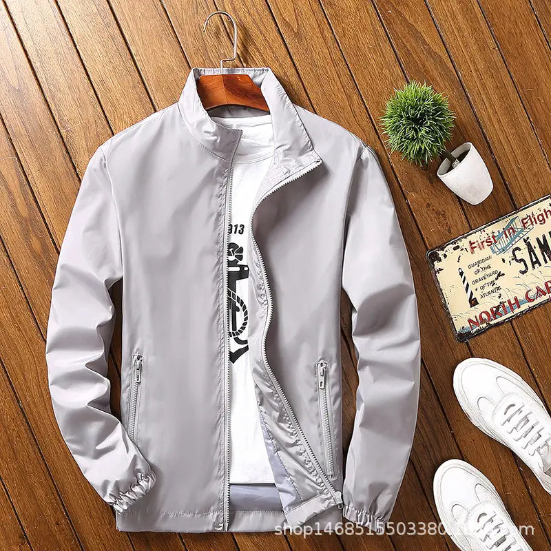Men's Reflective Jacket - Orange, Light Blue or Black, to 4XL