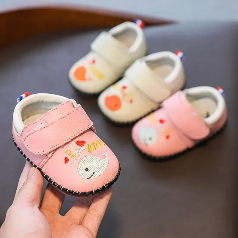 Girls Baby Shoes - Pink, Spring & Autumn Wear