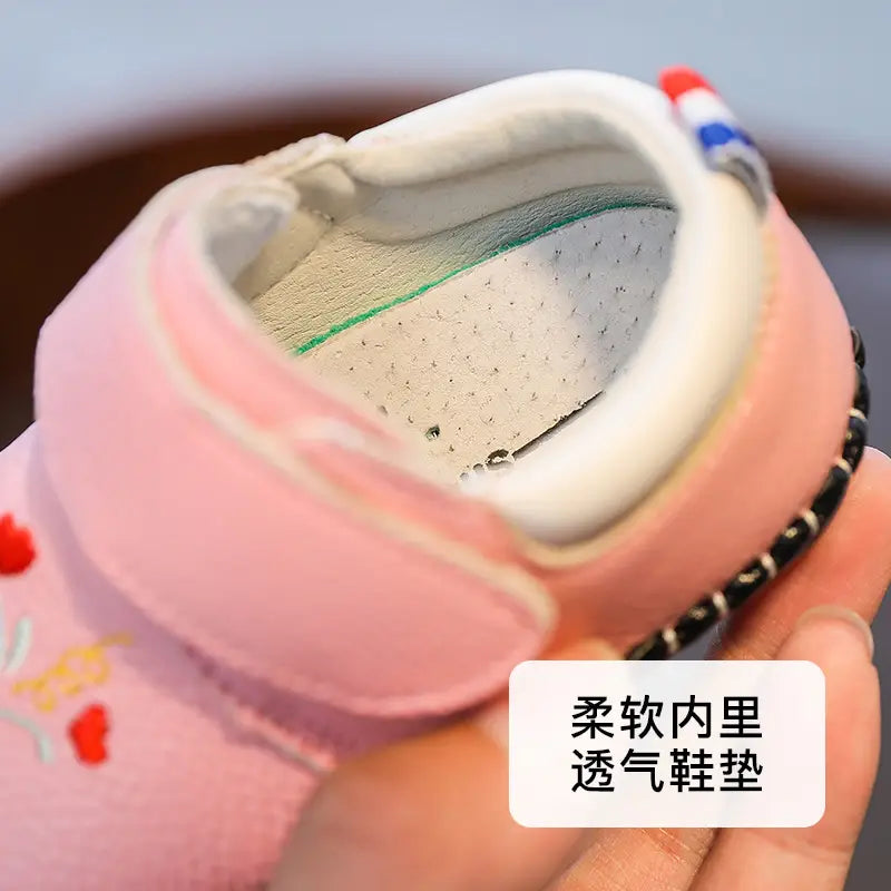 Girls Baby Shoes - Pink, Spring & Autumn Wear - view 3