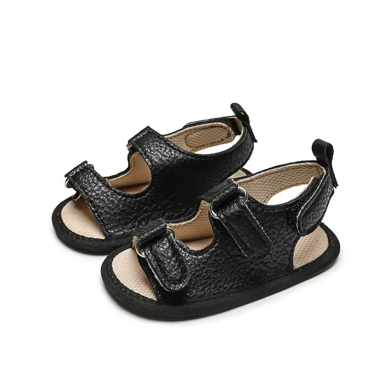 Toddler Sandals - White, Non-Slip Rubber Sole - view 2