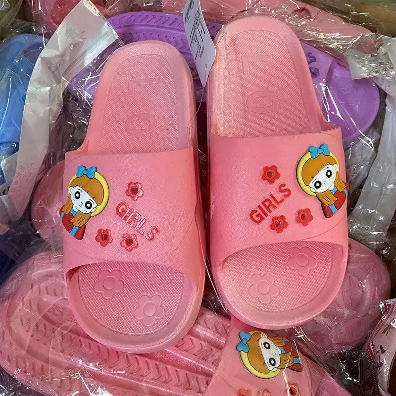 Kids Cartoon Slippers - Soft PVC, School & Home Wear - view 2