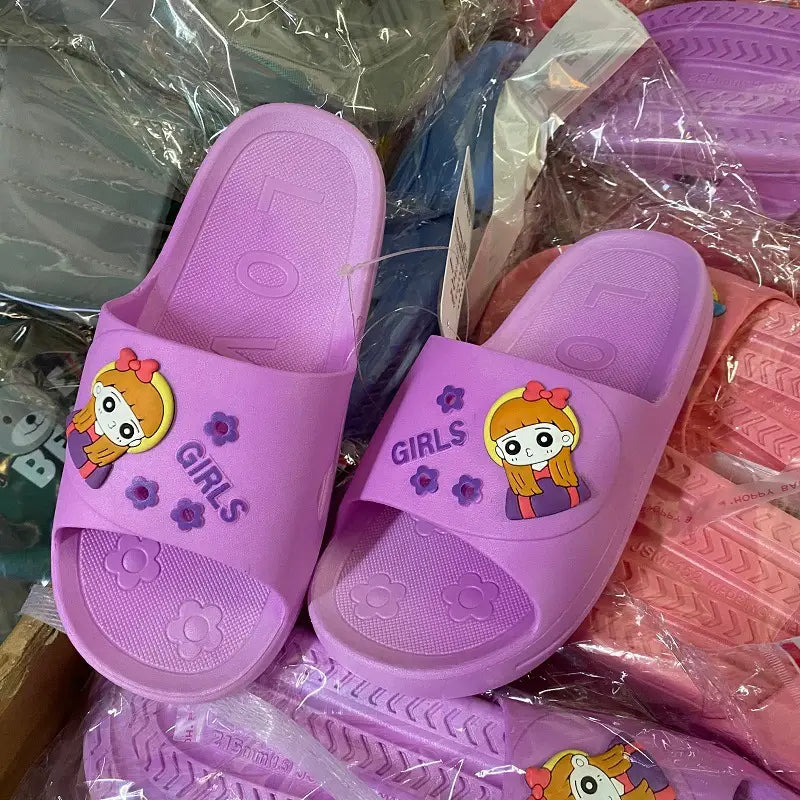 Kids Cartoon Slippers - Soft PVC, School & Home Wear - view 3