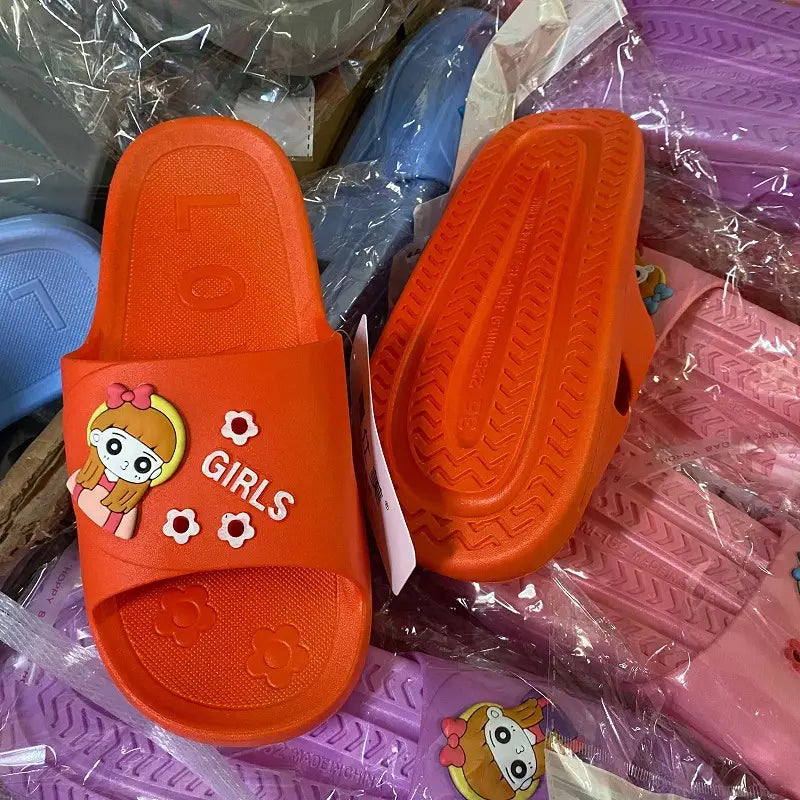 Kids Cartoon Slippers - Soft PVC, School & Home Wear - view 4