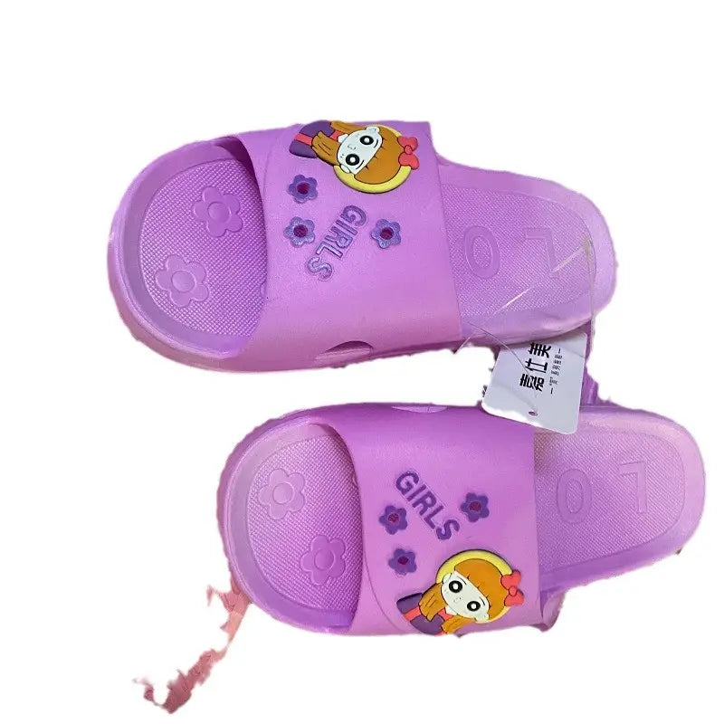 Kids Cartoon Slippers - Soft PVC, School & Home Wear - view 5