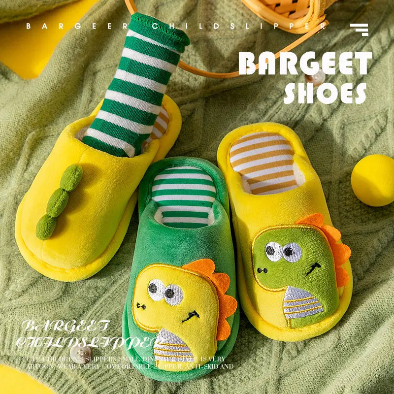 Kids Winter Cotton Slippers - Non-Slip, Boys & Girls - view 3