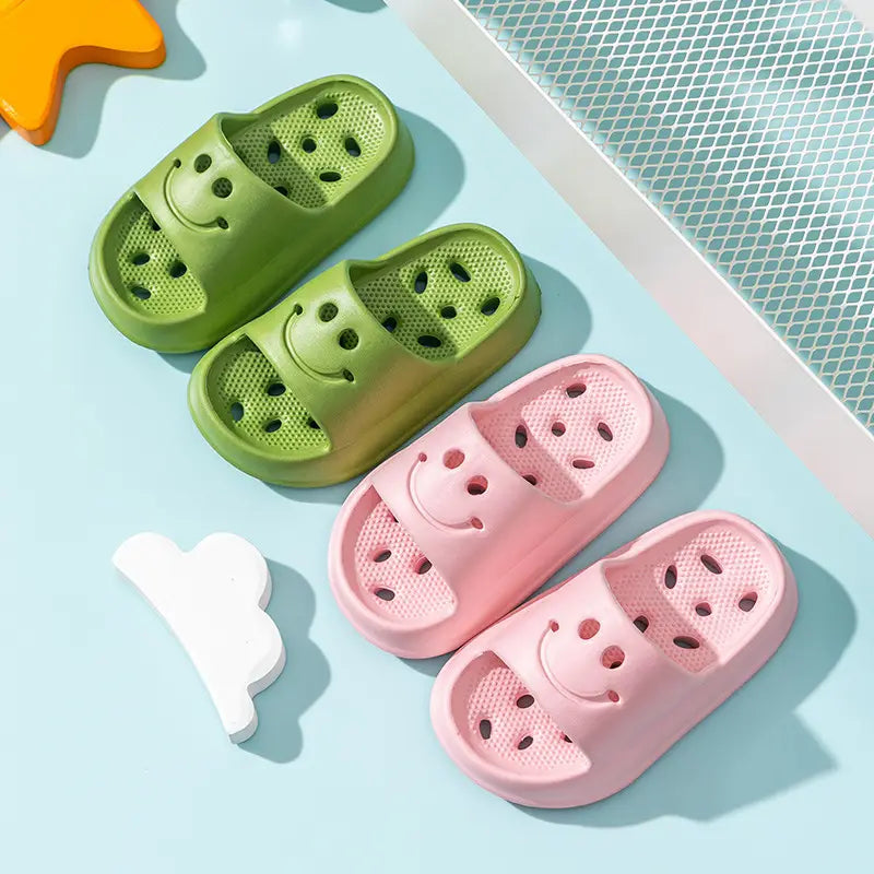 Kids Smiley EVA Slippers - Summer, Non-Slip Sole - view 4