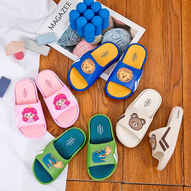 Kids Cartoon Sandals - Non-Slip Sole, Comfortable Fit