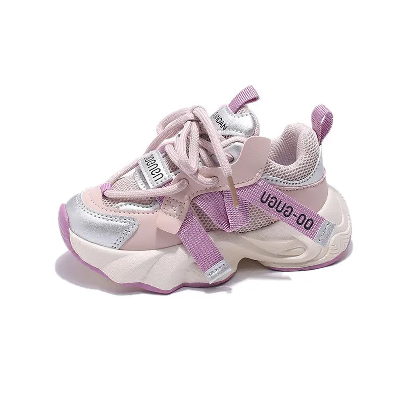 Kids Mesh Sneakers - Pastel, Breathable Spring Wear - view 5