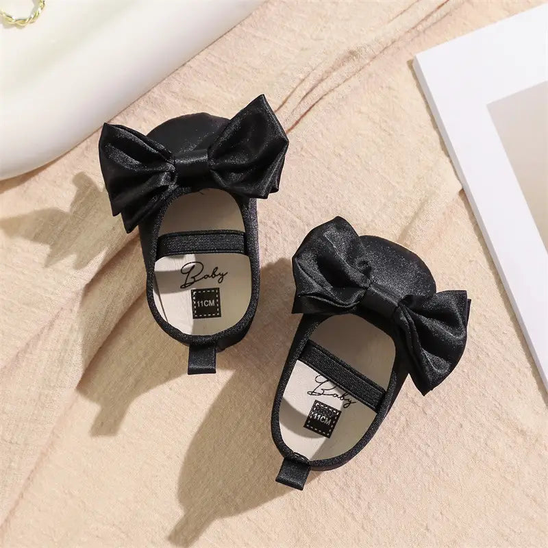 Toddler Bow Shoes - Pink, Ages 0-1 - view 3