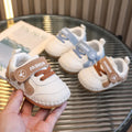Baby Shoes - White, Velcro Strap