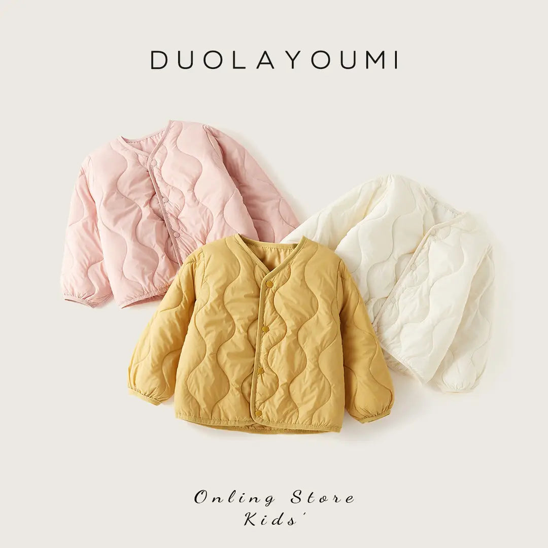 Kids Quilted Winter Jacket - 3 Colours, 90 to 150cm