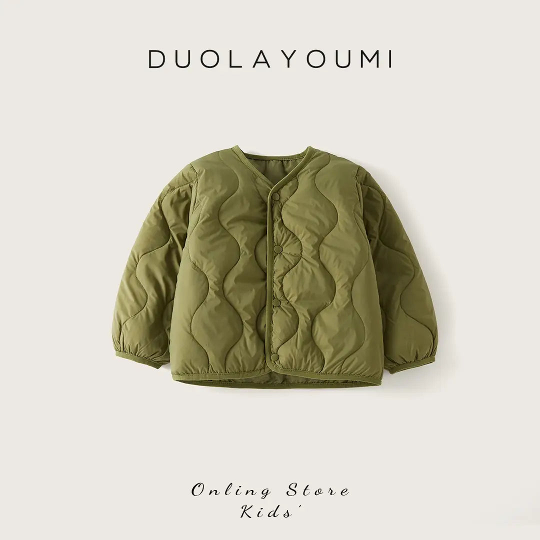 Kids Quilted Winter Jacket - 3 Colours, 90 to 150cm