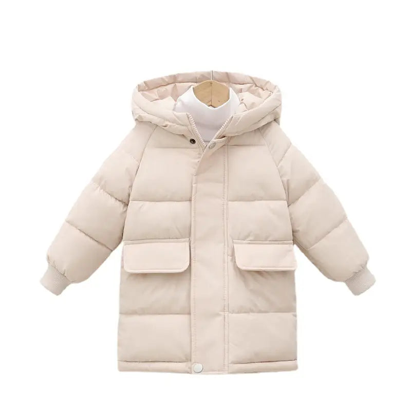 Kids Hooded Puffer Jacket - 4 Colours, 3 to 8 Years