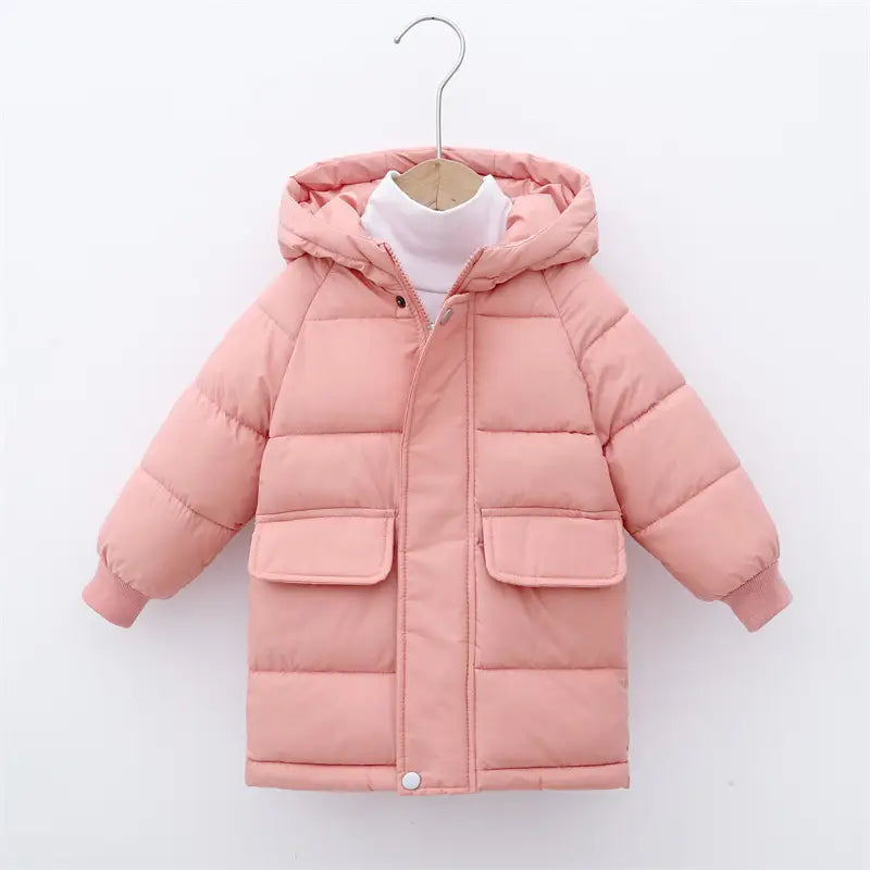 Kids Hooded Puffer Jacket - 4 Colours, 3 to 8 Years