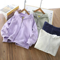 Kids Korean Style Zip-Up Hoodie - 4 Colours, 120 to 170cm