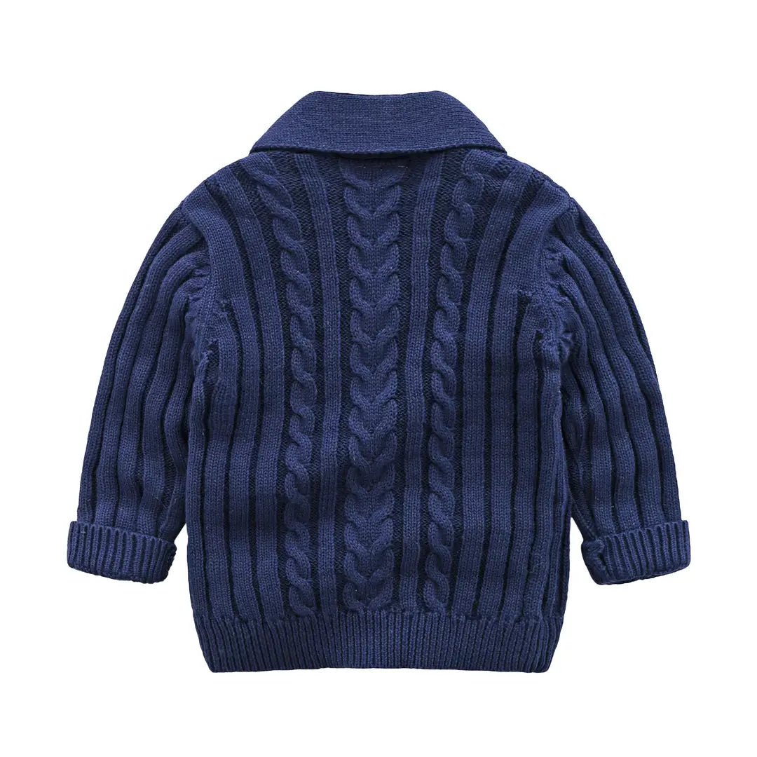 Kids Cable Knit Cardigan - 3 Colours, 66-100cm, 1-3 Years