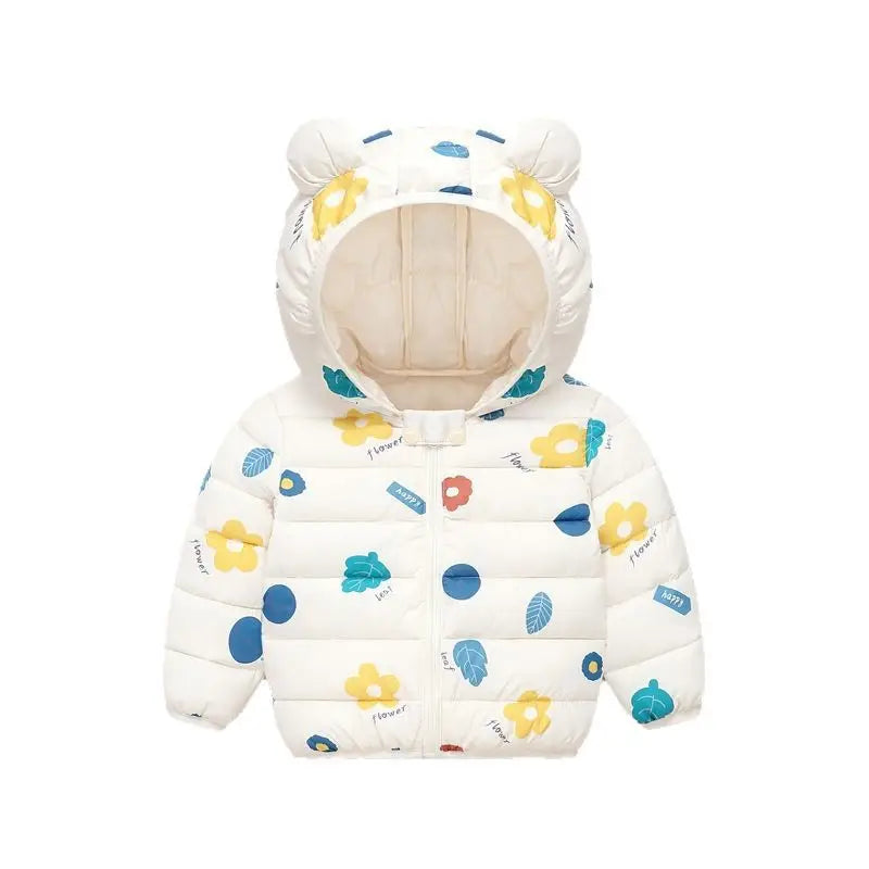 Kids Cartoon Hooded Jacket - 4 Colours, 1 to 5 Years