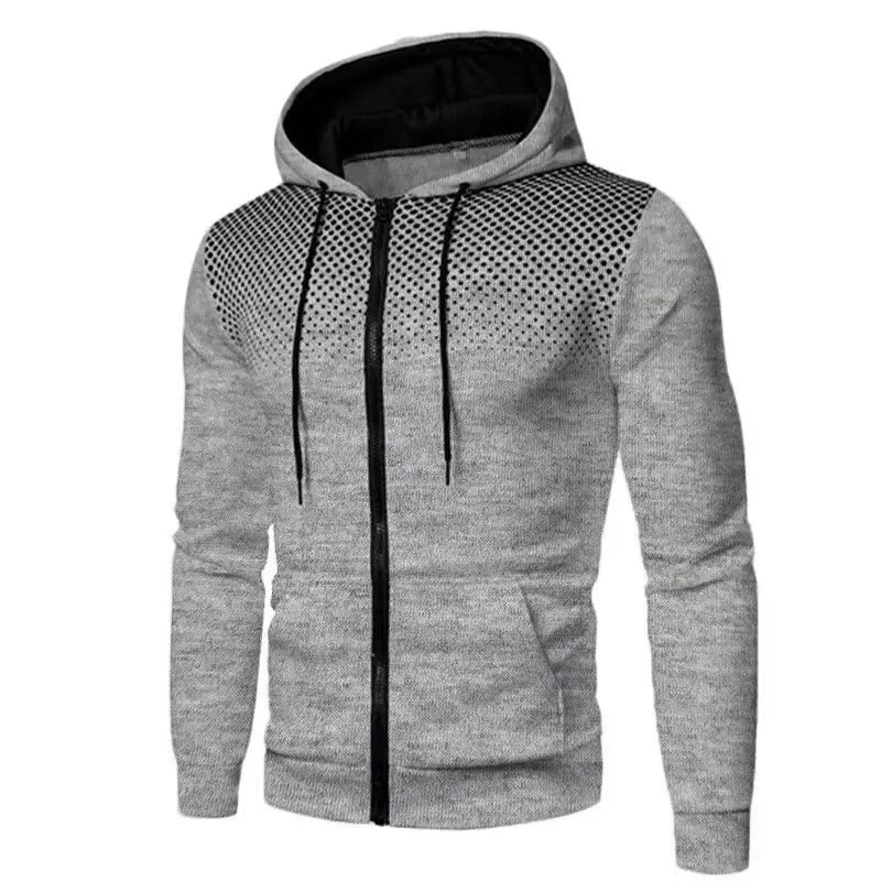 Men's Perforated Hoodie Jacket - 4 Colours, S to 3XL