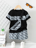 Kids 3-Piece Summer Outfit Set - With Matching Bag