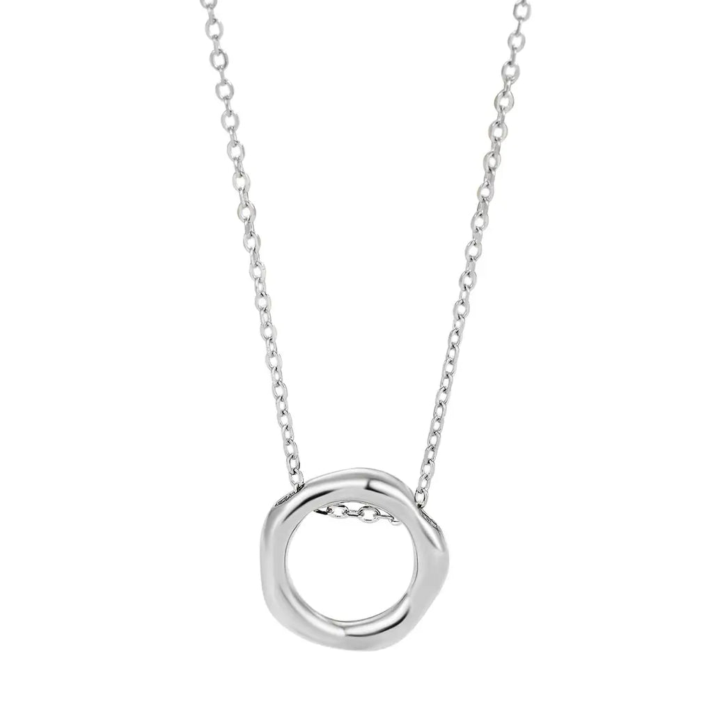 S925 Sterling Silver Versatile Sterling Silver Necklace Elegant Niche Jewelry Simple High-end Sense Personality Clavicle Chain Women's Accessories - view 5