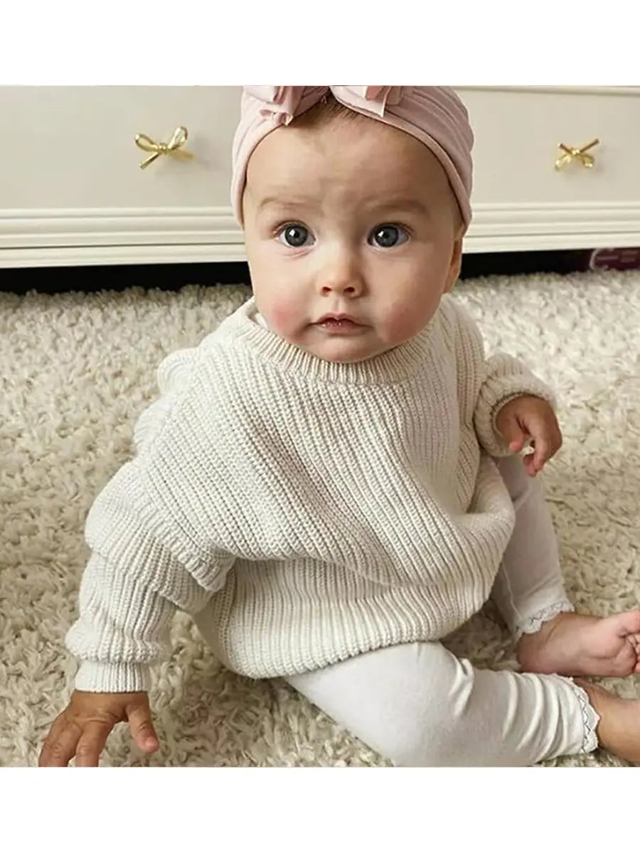 Kids Cotton Sweater - 9 Colours, 66 to 120cm, 3M to 6 Years
