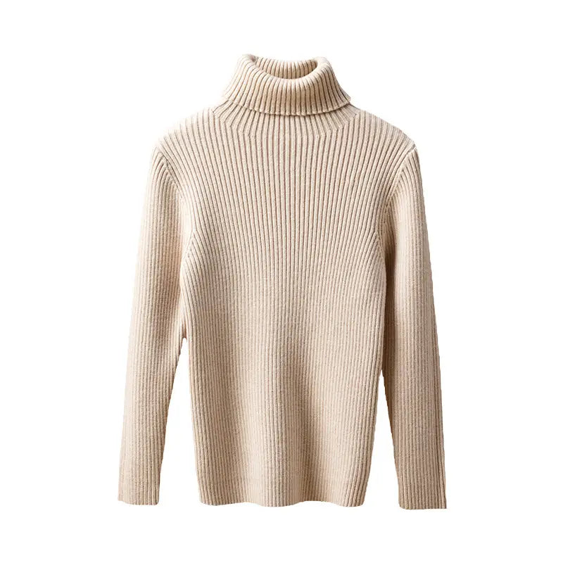Kids Turtleneck Knit Top - 3 Colours, 100 to 160cm, 3-13 Years