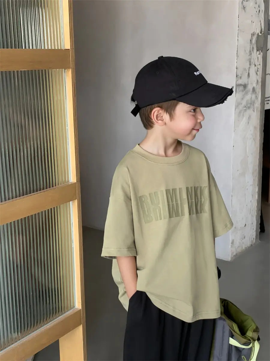 Boys Short Sleeve T-Shirt - Pink, 120cm - view 3